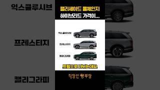 팰리세이드 7인승 하이브리드가 7,000만원?