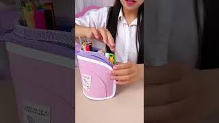 Large-capacity pencil case turns into a pen holder in one second, making it much easier to find