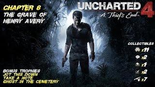 Uncharted 4: Chap. 8 The Grave of Henry Avery (All Collectibles) - HTG