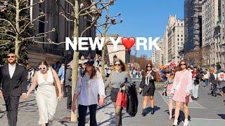 [4K]NYC WalkSpring Vibes on Upper East Side, New York CityLively Madison Ave | Mar 2025