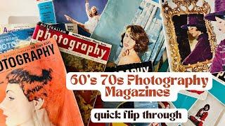 Vintage Photography Magazine Haul | 1960 & 70’s rare photos for collage art and journaling