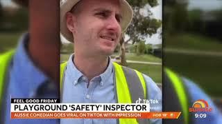 The Playground Safety inspector on Sunrise!