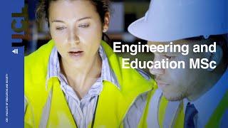 Engineering and Education MSc | UCL IOE