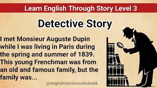 Learn English Through Story Level 3 | Graded Reader Level 3 | English Story| Detective Story