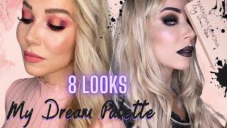 NATASHA DENONA MY DREAM PALETTE REVIEW 8 LOOKS TUTORIALS , PALETTE COMPARISONS