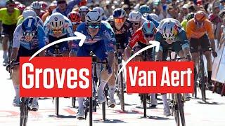 Wout van Aert Second To Kaden Groves In Stage 2 Of Vuelta a España 2024 But Leads Overall