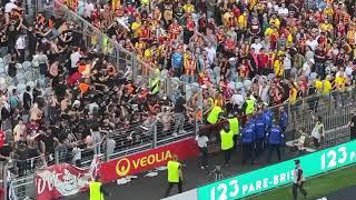 RC Lens - Lille Hooligans fight envahissement du terrain