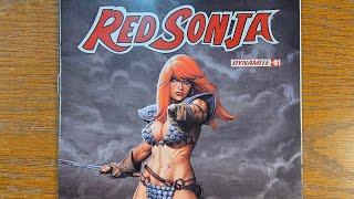 Reviewing Redd Sonja number 1 from Dynamite comics.