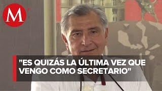 Adán Augusto López anuncia su posible renuncia como secretario de Gobernación