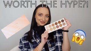 Morphe x Jaclyn Hill Divine Neutrals Eyeshadow Palette First Impression + Try On! Worth the Hype?