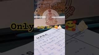 Only..You.!!  UPSC Aspirants Love  Inspirational Video  #motivation #yt #video