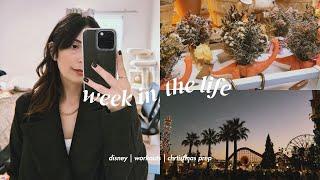 WEEK IN THE LIFE | work days, christmas prep, disney festival of the holidays food, & self care