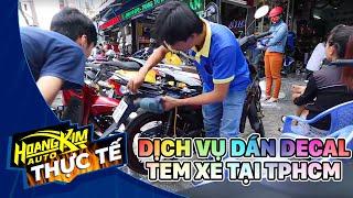 Dịch Vụ Dán Decal Tem Xe Tại TpHCM - Decal Hoàng kim