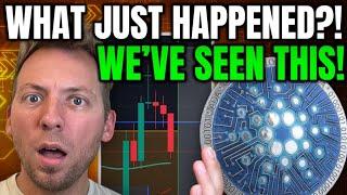 CARDANO ADA - WHAT JUST HAPPENED?!! WE'VE SEEN THIS BEFORE!