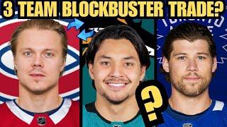 NICK ROBERTSON 3 TEAM NHL TRADE? Toronto Maple Leafs Trade Rumours + Habs Rumors + Sharks News