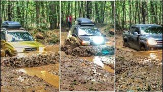 Çamuru Gören Daldı. Off-Road Gezisi - Düzce / Kurugöl. (GrandVitara - Amarok - Feroza - Cherokee)