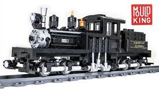 Mould King Shay-Type Steam Locomotive Building Blocks Bricks Unboxing & Testing