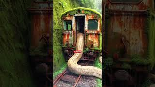 Travel Exploring: Amazing Scenery | Discovery Abandoned Train #shorts #trending #nature