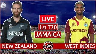 West Indies vs New Zealand 1st T20 Live | WI vs NZ 1st T20 Live Scores & Commentary