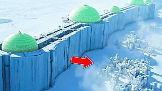 Drone Flew Over The Ice Wall Of Antartica, What Was Captured Terrifies The Whole World