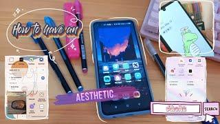 How to have an AESTHETIC (Android) PHONE | Easy and Simple | Kairu Yunisu