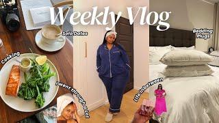 Weekly Vlog | Solo Dates, Feminine Maintenance, Bedding Plugs, Cook with Me & I Went Through a Lot