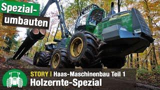 John Deere Forsttechnik | Waldarbeit mit Haas Maschinenbau Teil 1 | Harvester/Rückezug | Lauer Forst