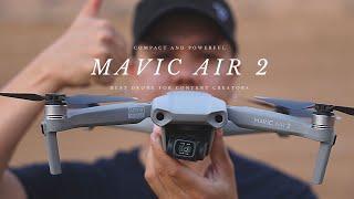 Best Drone for Content Creators II Mavic Air 2 Cinematic unboxing, test and features