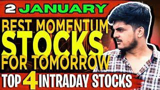 Best Intraday Stocks | 2 JANUARY 2025 | Stocks to buy tomorrow | Detail Market Analysis!