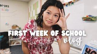 FIRST WEEK OF SCHOOL VLOG! lesson plans, activities, team building