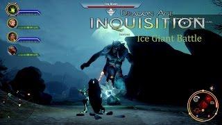 Dragon Age: Inquisition Gameplay - Jaws of Hakkon DLC Ice Giant (Nightmare)