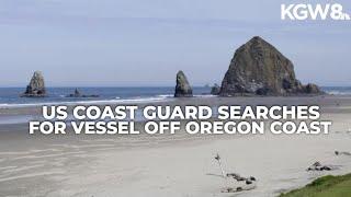 US Coast Guard searches for vessel that reportedly sank off Cannon Beach coast