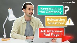 What are the RED FLAGS of a company during a job interview?