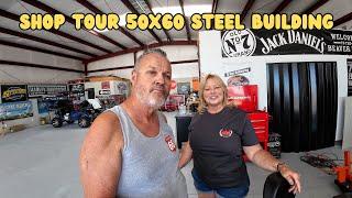 SHOP 50 X 60 STEEL BULDING UPDATE AUGUST 2024