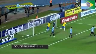 Brasil 2 Argentina 1 Amistoso Internacional 19 - 9 - 2012 [HD]