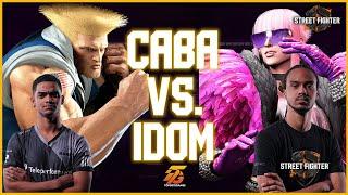 SF6  CABA VS IDOM - GUILE VS MANON - DjOn6 Comentando【Street Fighter 6】【2K】