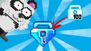 Growtopia│How to make Blue Gem Lock ! (Method)