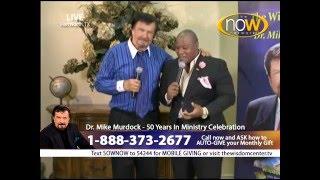 Dr. Mike Murdock with CEO & Founder of The NOW Network, Pastor Mark Burns