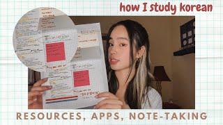 How I Study Korean (speak it after 6 months!) | Vianca Martinez