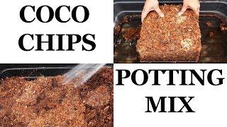 Coco Coir + Chips Based Potting Mix - Well Draining DIY Potting Mix