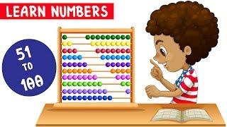 Numbers 51 to 100 | Class 1st Maths - Chapter 11 (Part-1) | Learn Counting Fifty One to Hundred