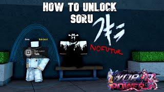HOW TO GET SORU WORLD OF POWER UPDATE 1