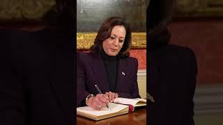 PM Rishi Sunak greets Vice President Kamala Harris at 10 Downing Street