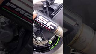 Kawasaki Zx6r SC full system exhaust #kawasaki