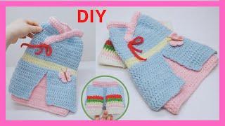 #0029 DIY|이누후쿠|강아지한복패턴|강아지뜨개옷|코바늘|탑다운|우리아이한복뜨기|dogHow to make hanbok|犬韓服