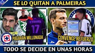 ¡PAREN TODO! CRUZ AZUL LE QUITA FICHAJE A PALMEIRAS l ANSELMI YA HABLO CON REFUERZO ESTRELLA