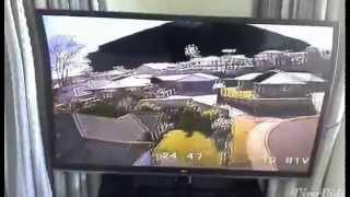 DJI Phantom FPV flying direct to 55" TV