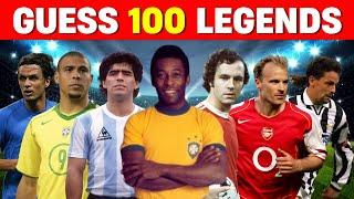 Guess the 100 FOOTBALL LEGENDS in 3 seconds | Football Quiz 2024