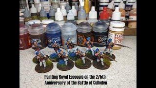 Painting Royal Eccosais on the 275th Anniversary of the Battle of Culloden