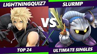 S@X 381 Online Top 24 - LightningQuiz7 (Cloud) Vs. Slurmp (Meta Knight) Smash Ultimate - SSBU